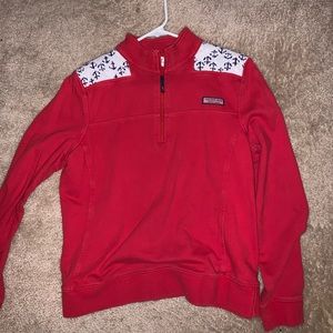 red and white anchor vineyard vines jacket